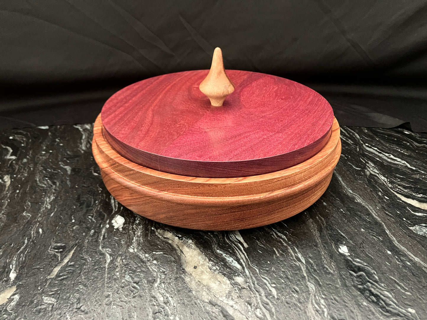 Bubinga and Purple Heart Box