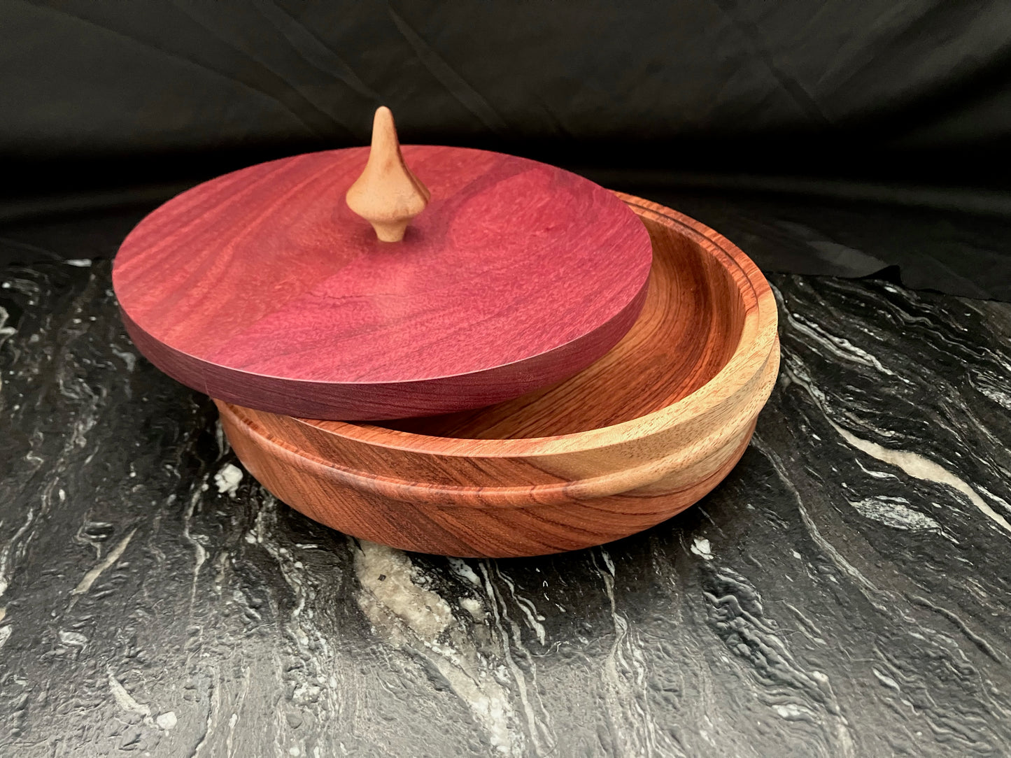 Bubinga and Purple Heart Box