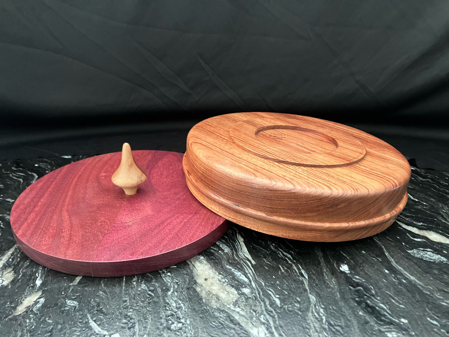 Bubinga and Purple Heart Box