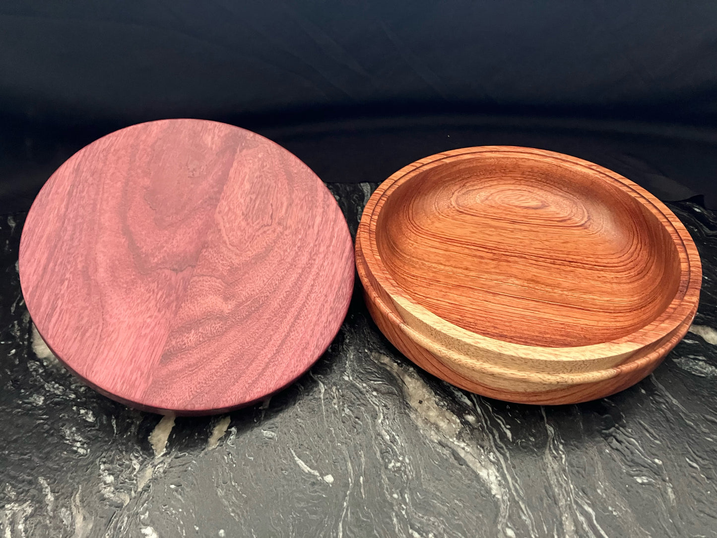 Bubinga and Purple Heart Box