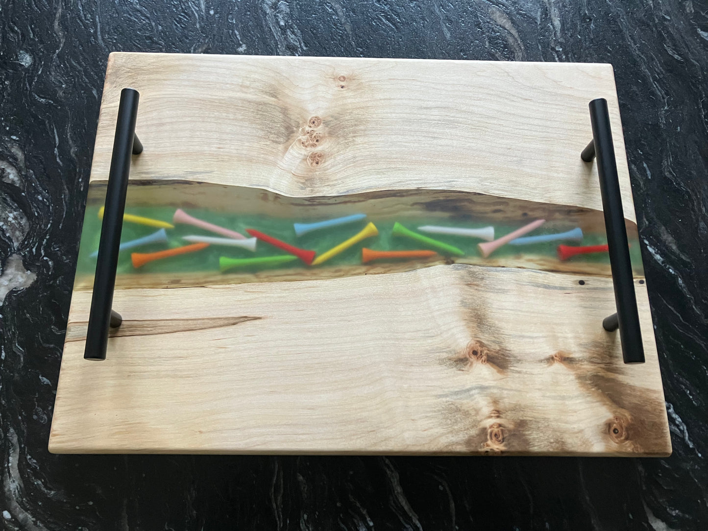 Maple with Golf Tees Tray