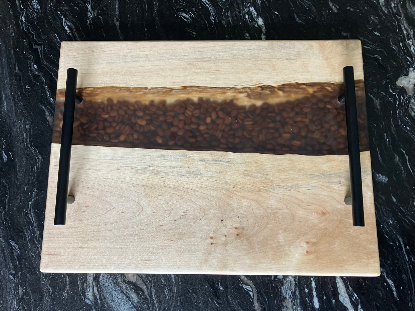 Maple and Coffee Beans Tray