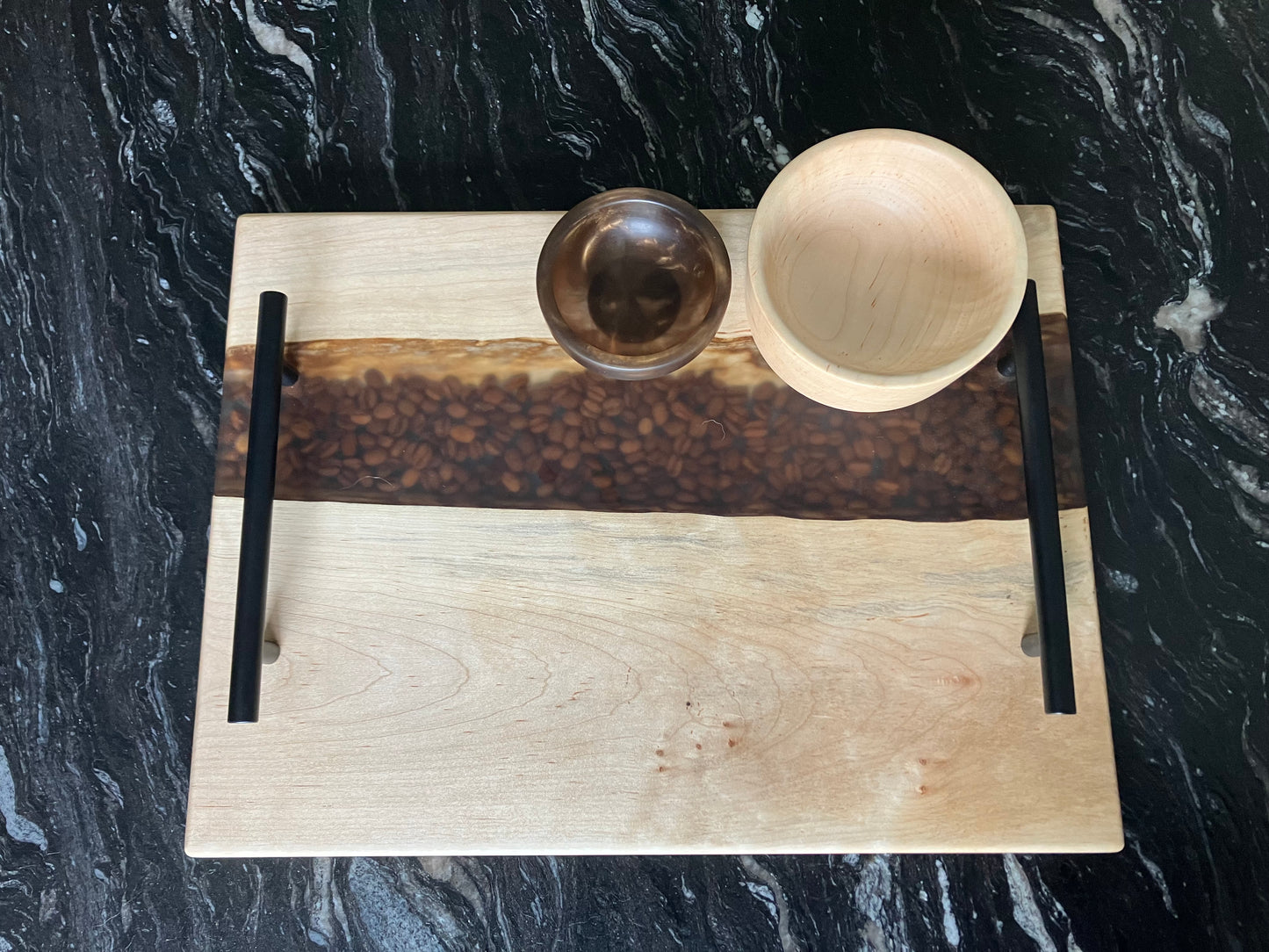 Maple and Coffee Beans Serving Set